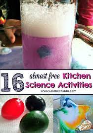 Because everything you need is already in your kitchen cupboards. 16 Almost Free Kitchen Science Experiments For Kids Diy Science Experiments Kitchen Science Experiments Science Experiments Kids