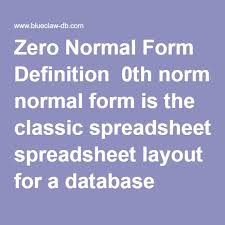 Database Table Design 0th Normal Form 0nf Database Design Programming Tutorial Database