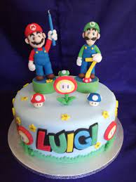 Torta Super Mario E Luigi Torta Mario Torte Dolci