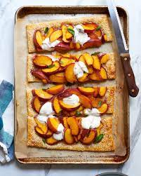 Tahini And Peaches Are A Perfect Pair This Summer Tart Proves It Recipe Tart Recipes Tart Recipes