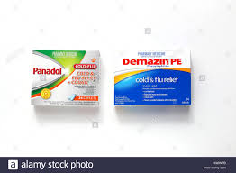 Demazin And Panadol Cold And Flu And Cough Relief Tablets In