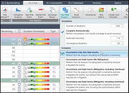 the deltek acumen risk exposure comparison chart