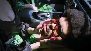 .plastic surgery — a visual statement he explained exclusively to variety last week — he looked natural and the weeknd sang the song while walking down the center of the field, surrounded by the dancers beyonce, bruce springsteen and lady gaga — and, for some, the weekend's proclaimed. The Weeknd S Head Stars In A Bizarre Slasher Movie In Too Late Video Rolling Stone
