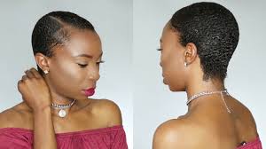 A lot of ladies who sport these hairstyles look wonderfully elegant. How To Sleek Back Short Natural Hair Twa South African Youtuber Youtube