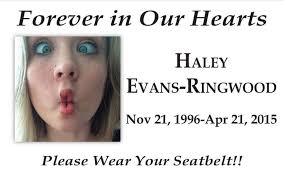 Haley Ann Evans-Ringwood Memoriam Page