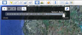 What is google earth time slider? Google Lat Long New In Google Earth 5 0 Historical Imagery