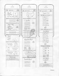 Excellent Example Of A Paper Prototype By Haley Gompertz And Kristina Davis Ux Design Interactive Design Wireframe Design