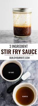 3 Ingredient Homemade Stir Fry Sauce Recipe Vegan Gluten Free The Easiest Fool Proof Sauce Stir Fry Sauce Recipe Homemade Stir Fry Sauce Homemade Stir Fry