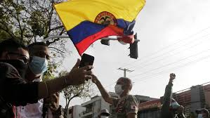Hoy es el 4 de junio de 2021 (en el borde rojo en el calendario arriba para colombia). Grito De Protesta Por 18 Dias En Calles De Colombia Cabaiguan