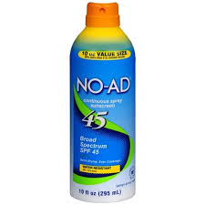 No Ad Suncare Protetor Solar Spray Continuo Fps 45 295 Ml Menor Preco Em Brasil