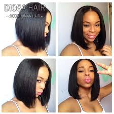 Short Human Hair Wigs Bob U Part Wigs Silky Straight Virgin Brazilian Upart Human Hair Wig Bob U Shaped Wig For Black Wome Hair Wig Hairstyles Weave Hairstyles