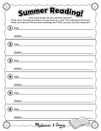 Summer Reading Log For Kids Summer Writing Summer Reading Summer Reading Log