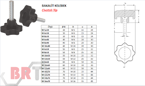 bakalit kelebek civatal kelebekler urunler yildiz