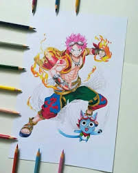 Ok another sketch!and i'ts natsu! Drawing Art Natsu Dragneel Anime Fairy Tail Steemit