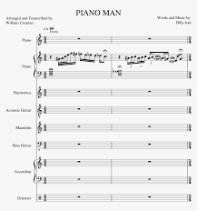 Piano Man Harmonica Billy Joel Transparent Png 850x1100 Free Download On Nicepng