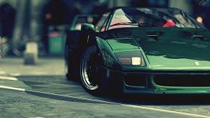 6883 cars wallpapers (laptop full hd 1080p) 1920x1080 resolution. Hd Wallpaper Cars F40 Ferrari Front Green View Wallpaper Flare