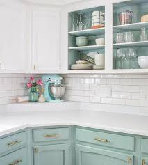 We Love How Bhg Stylemaker Hollandavenuehome Added Interest To Her Kitchen Cabinets By Paint Home Kitchens Refacing Kitchen Cabinets Kitchen Cabinets Makeover