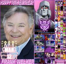 Happy birthday to Frank Welker 🥳🎂🎊🎉