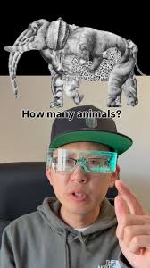 How many animals you see in this image? I found 6! #reelslover #howmany