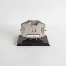 Calendrier Perpetuel Vintage A Poser Annees 50 60 The 100 Vintage