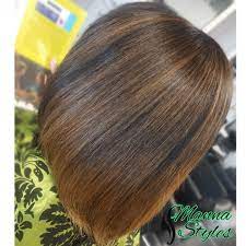 Ig Mannastyles Highlights Blowout And Silk Press Chattanooga Cleveland Tennessee Hair Stylist New Hair Colors Hair Long Hair Styles