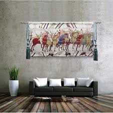 Warm up by the fireplace by hanging a medieval tapestry above it, or dine with elegance with a renaissance. 80 140cm Tapestry Art Home Decoration Medieval Classical Bayeux Fabric Wall Hanging Tapestries British War Horse Design Hanging Tapestry Wall Hanging Tapestrybayeux Tapestry Aliexpress