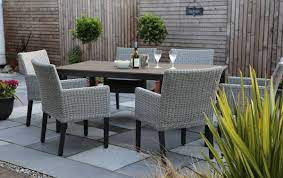 Kettler Lamode 6 Seat Dining Set Klamoset01 Weatherproof Garden Furniture Garden Table And Chairs Garden Chairs