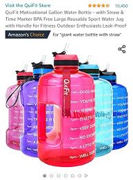 The straw separates for cleaning. Pin By Am On Cooking In 2021 Gallon Water Bottle Giant Water Bottle Gatorade Bottle