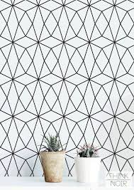 Black And White Geometric Wallpaper 20 Off Geometric Pattern Self Adhesive Wallpaper Black And White Simple Desig Geometric Wallpaper Black And White Geometric Pattern Self Adhesive Wallpaper