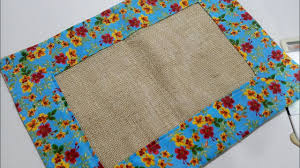 Caminho De Mesa Com Canto Mitrado Jogo Americano Com Juta E Chita Com Um Canto Mitrado Descomplicado Youtube Quilts Crochet Make It Yourself