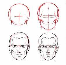 Gosh idk how to draw the heads properly. Pin By Bt60s Pn On Sketch Picture Album Male Face Drawing Guy Drawing Drawing Tutorial Face