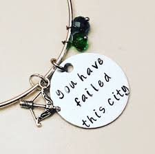 Camiseta Arrow You Have Failed This City You Have Failed This City Green Arrow Oliver Queen Stephen Amell Expandable Bangle Charm Bracelet Bangle Bracelets With Charms Arrow Bracelet Themed Jewelry