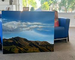 Ricky Drew just dropped in with his first painting of 2024