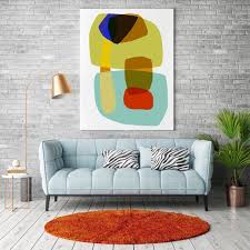 Abstract Mid Century Modern Wall Prints Colorful Midcentury Etsy Bedroom Interior Design Modern Mid Century Modern Walls Wall Prints