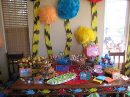 Dr Seuss Party Treat Table Seuss Party Birthday Decorations Party Themes