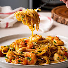 Garlic Prawn Spaghetti Marion S Kitchen Recipe Garlic Prawns Prawn Spaghetti Pasta Dishes