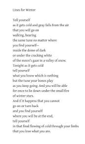 Lines For Winter By Mark Strand Poetry Words Words Pretty Words