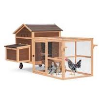 PETSFIT Chicken Coop With Run Tractor 81" Hen House