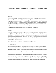 Maybe you would like to learn more about one of these? Contoh Abstrak Skripsi Kualitatif Ide Judul Skripsi Universitas