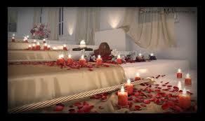 Candles and flowers in bedroom. Romantic Bedroom Idea With Candles By Mekhermeche Soufiane Mekhermeche Soufiane Tasmeem Me