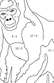 The mountain gorillas live in the mountainous regions of central africa, while the lowland gorilla lives in the flat, dense forests of central and. Coloring Page A Real Gorilla Online And Print For Free
