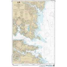 Maptech Noaa Recreational Waterproof Chart Chesapeake Bay Rappahannock River Entrance Piankatank And Great Wicomico Rivers 12235
