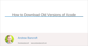 How To Download Old Versions Of Xcode
