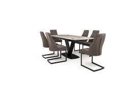 Extending the table is easy as the table slides open each side to enable an. Merlin Extending Dining Table And 6 Chairs Extendable Dining Table Space Saving Dining Table Dining Table