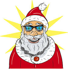 Last ned alle bilder og bruk dem for selv kommersielle prosjekter. Vektor Cool Frohlich Santa Claus Lustig In Sonnenbrillen Superstar Leinwandbilder Bilder Hipster Claus Bartigen Myloview De