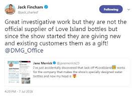 Use for company staff, office… Love Island Fans Baffled After Discovering Jack Fincham S Stationery Firm Makes The Show S Water Bottles