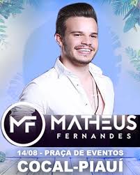 Fc barcelona has informed brazilian player matheus fernandes that the club no longer requires his services and is terminating the contract he had until june 2025. Nivel Nacional Show Do Sertanejo Matheus Fernandes E A 5Âª Atracao Ja Confirmada Para Os Festejos De Cocal