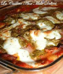 Lasagnes Jambon Cru Pesto Mozzarella La Cuillere Aux Mille Delices Lasagnes Jambon Lasagnes Lasagne Au Pesto