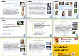 Wortschatz wetter, jahreszeiten, orte beschreiben, himmelsrichtungen, informationen zu ländern geben / landeskunde deutschland. Grundschule Unser Wetter