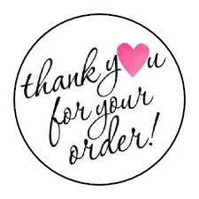 How to make thank you for your order cards? 30 1 5 Thank You For Your Order Heart Pink Favor Labels Round Stickers 1 95 Picclick